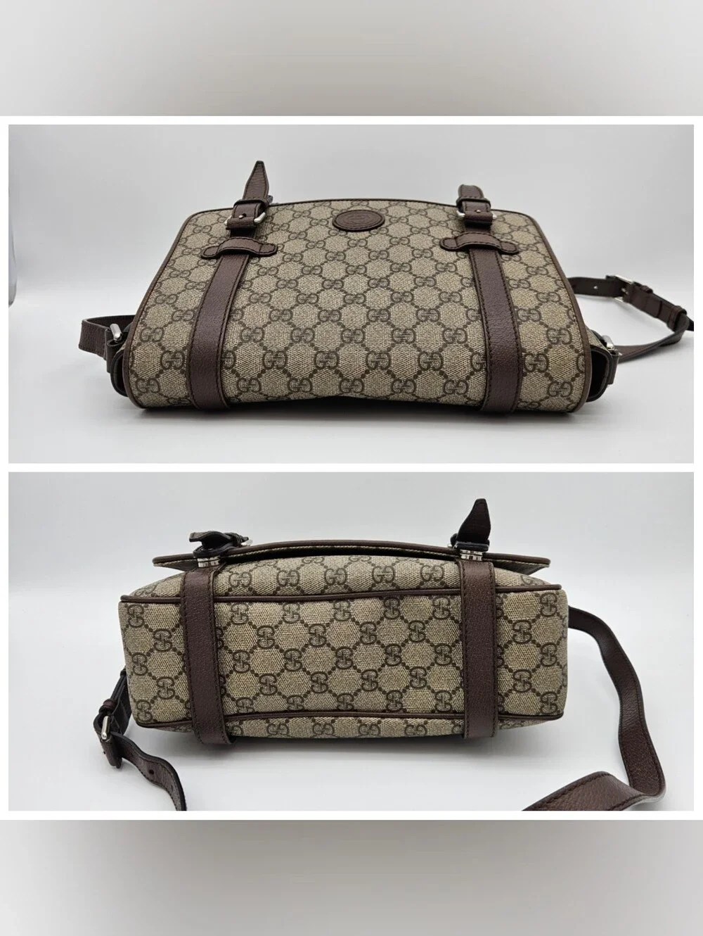 Authentic Gucci GG Supreme Shoulder Bag #4402M